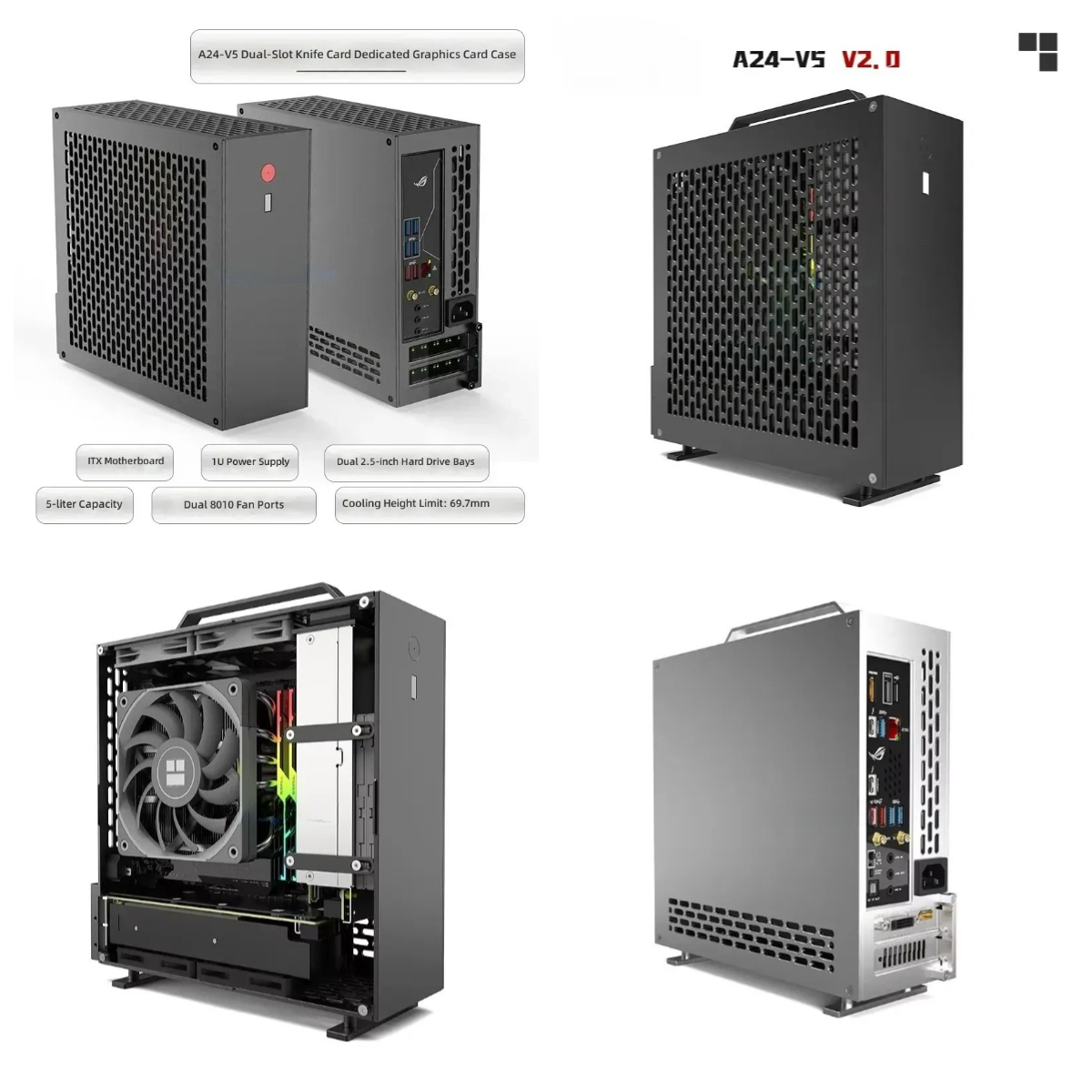 Pc Power Supply - Chasis ITX de 5 Litros Mini
