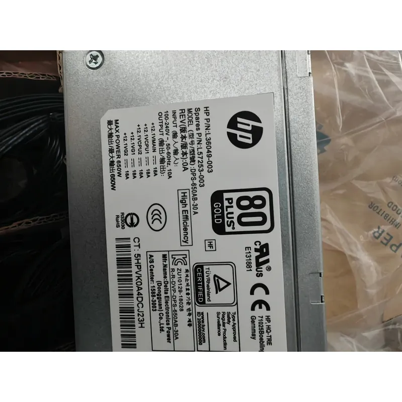 Power Supply 650W - Nueva Fuente de Alimentación Original de