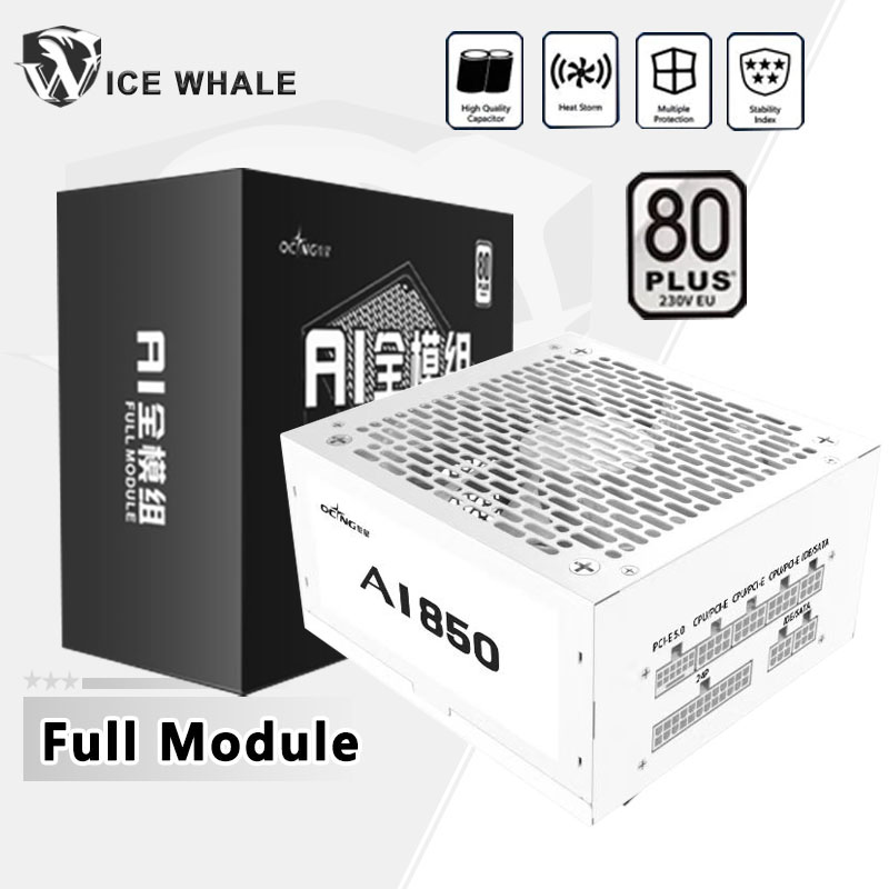 Power Supply 650W - 550W 650W 750W 850W blanco 80Plus
