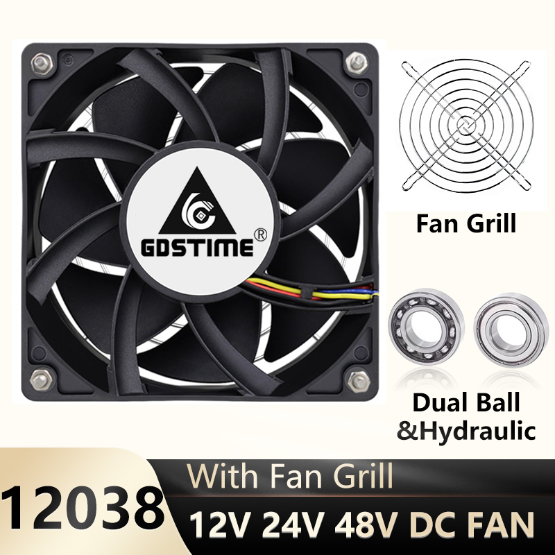 Server Power Supply - Ventilador de refrigeración PWM Gdstime de