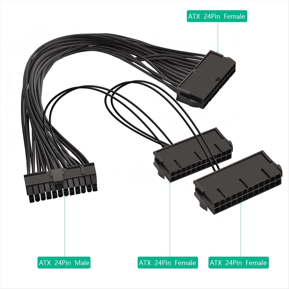 Psu Computer - 【A19R】Cable divisor de fuente de alimentación