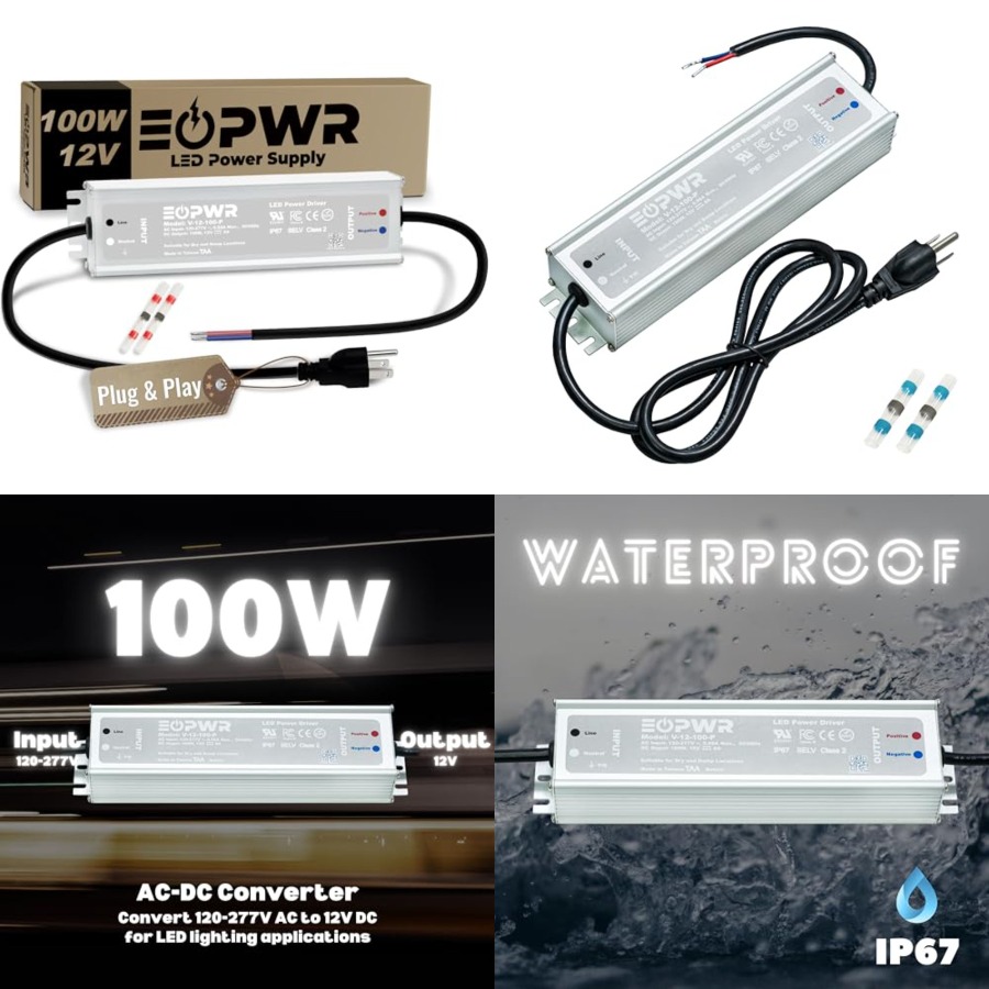 Ac Power Supply - Controlador LED Impermeable IP67, Fuente de