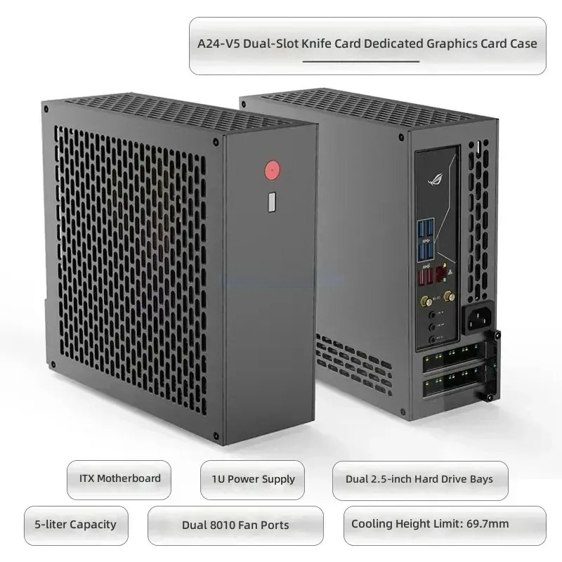 Chasis ITX de 5 Litros Mini A2 - Pc Power Supply reseña y precio