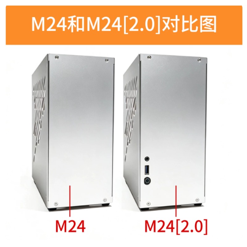 Chasis M24 Mini A4 ITX, cubier - Psu Computer reseña y precio