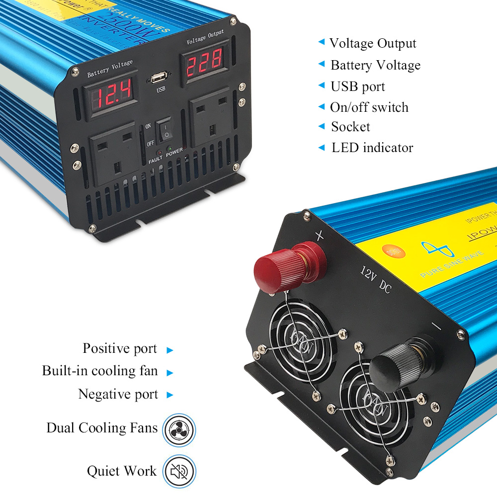 Inversor de Onda Sinusoidal Pu - Dc Power Supply 12V reseña y precio