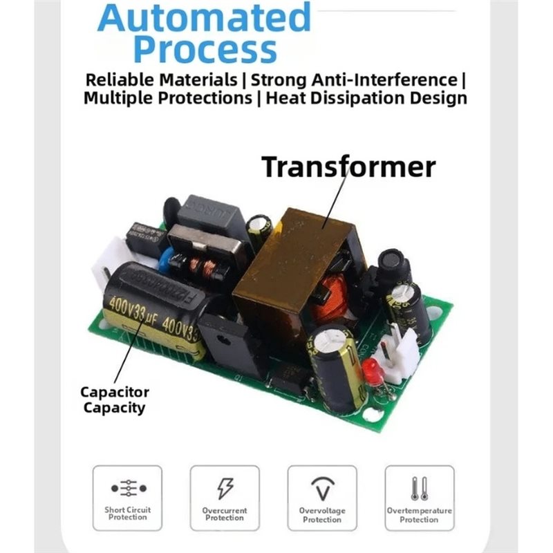 【CYBER MONDAY】Módulo de fuente - Dc Power Supply 12V reseña y precio