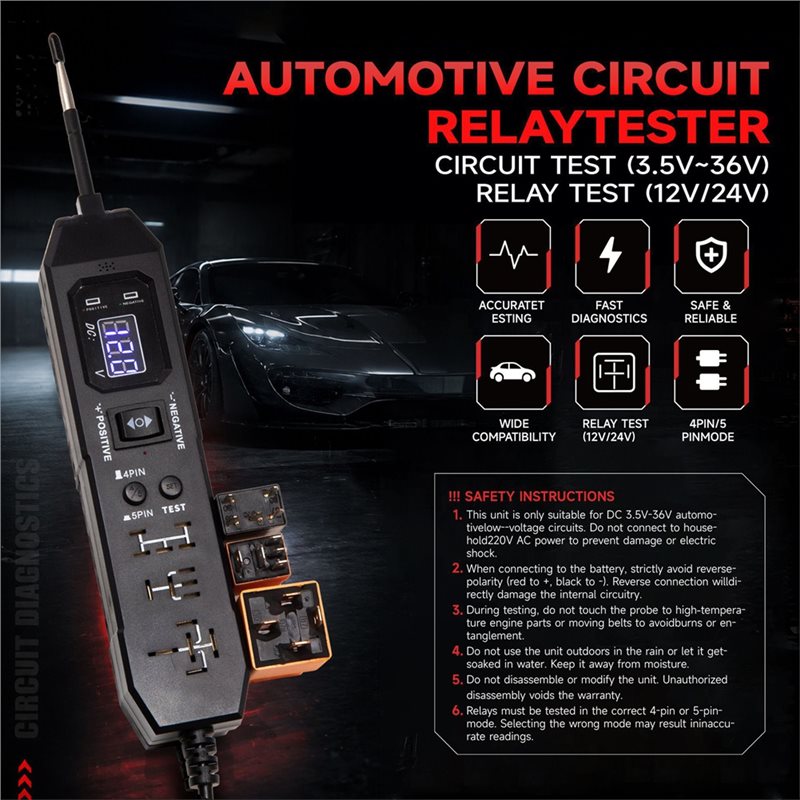 Herramienta de Diagnóstico par - Power Supply Tester reseña y precio