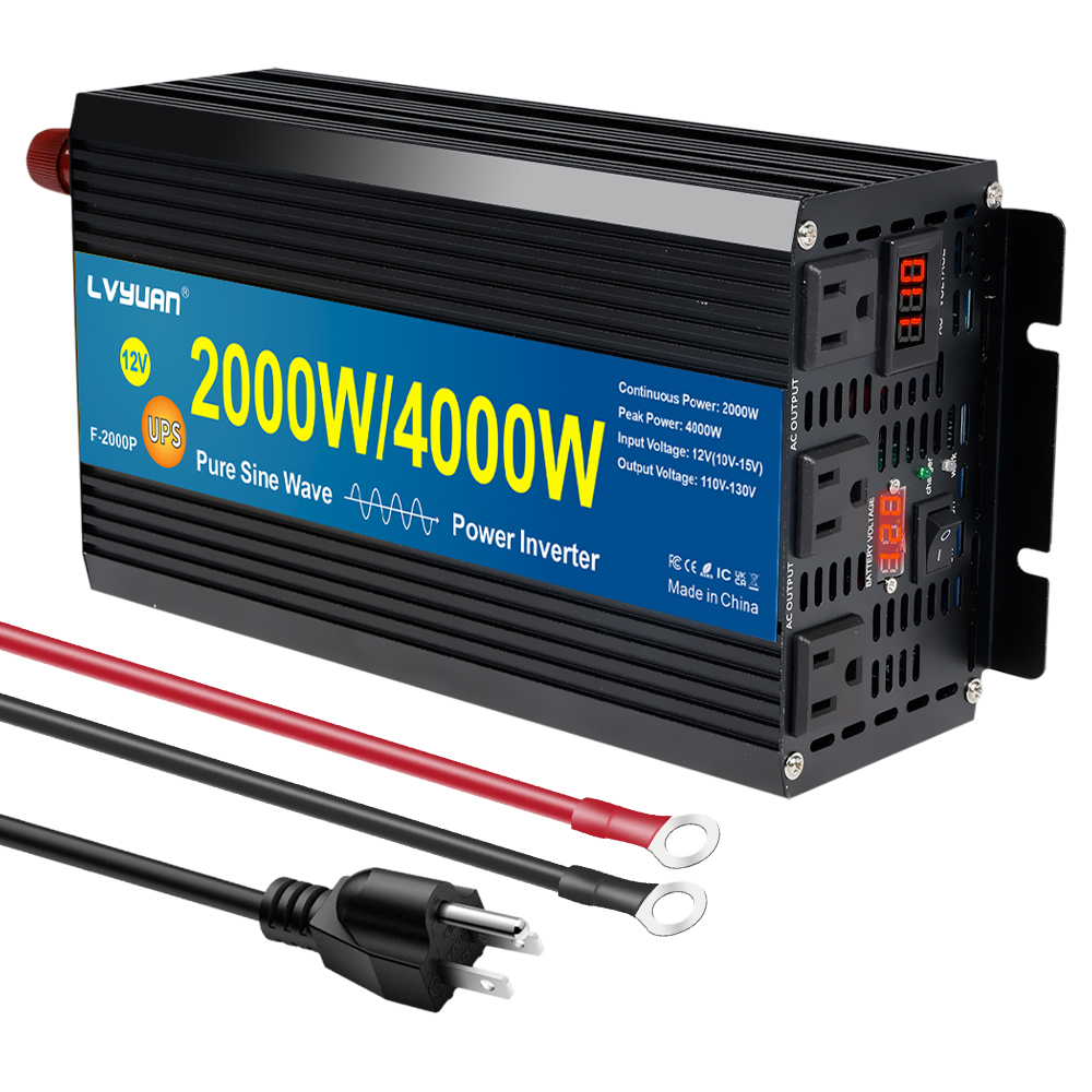 Inversor LVYUAN de 1500W con F - Power Supply 12V reseña y precio