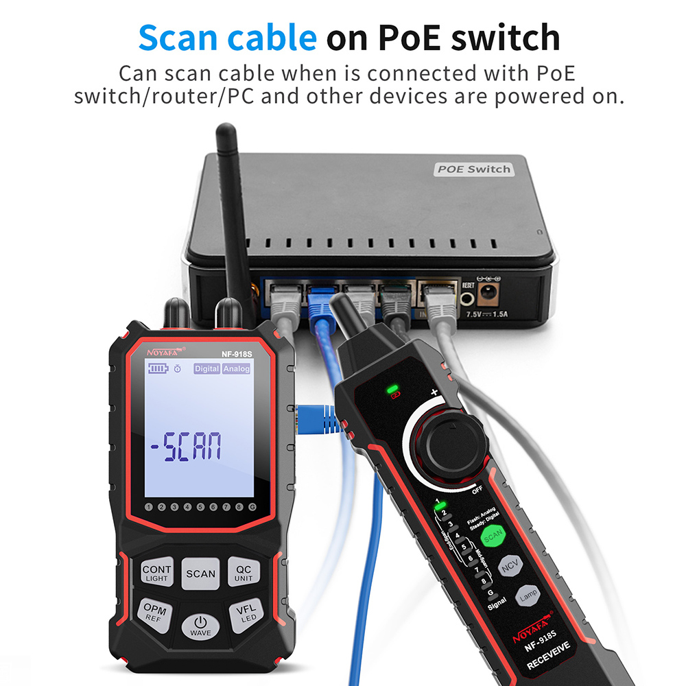 Noyafa-probador de cables de r - Power Supply Tester reseña y precio