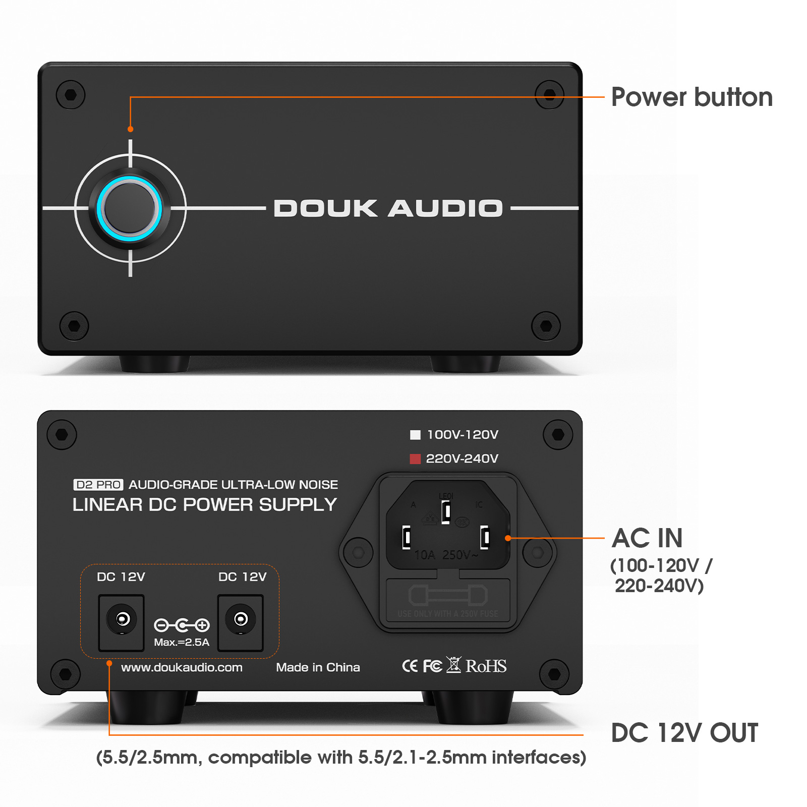 Fuente de alimentación lineal  - Dc Power Supply 12V reseña y precio