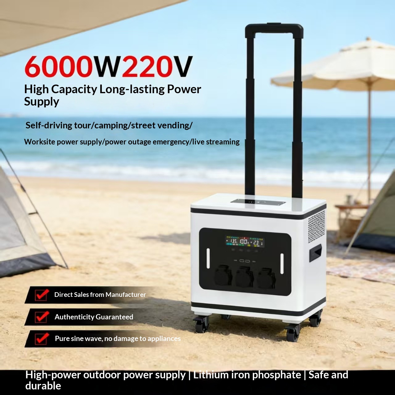Fuente de Energía Portátil par - Power Supply reseña y precio