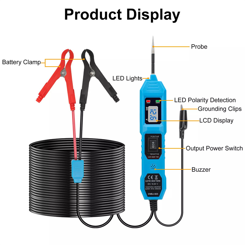 Probador de Fusibles LCD, Prob - Power Supply Tester reseña y precio