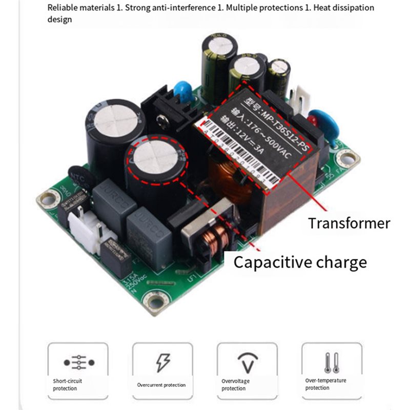 N13R-(Durable) Módulo de fuent - Dc Power Supply 12V reseña y precio