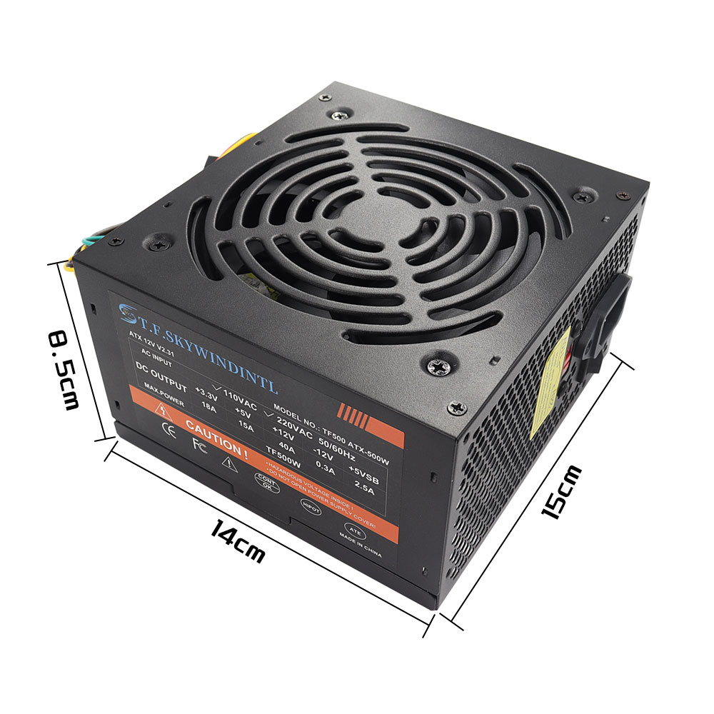 Fuente de alimentación PSU ATX - Power Supply 650W reseña y precio