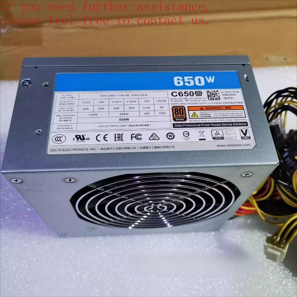 Para Antiac 850W módulo comple - Power Supply 650W reseña y precio