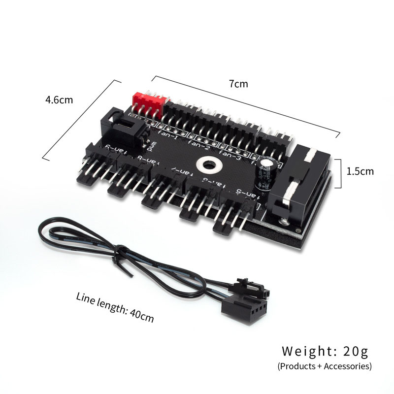 Hub Divisor de Ventiladores PW - Pc Power Supply reseña y precio