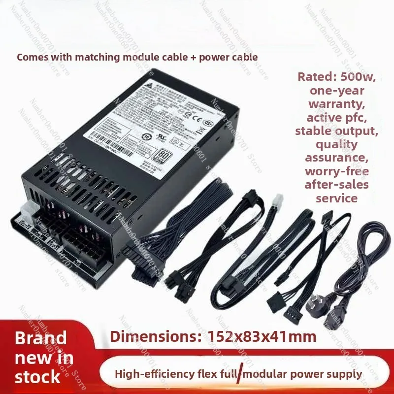 Mini 1U 500W Active FLEX Gold  - Power Supply 500W reseña y precio