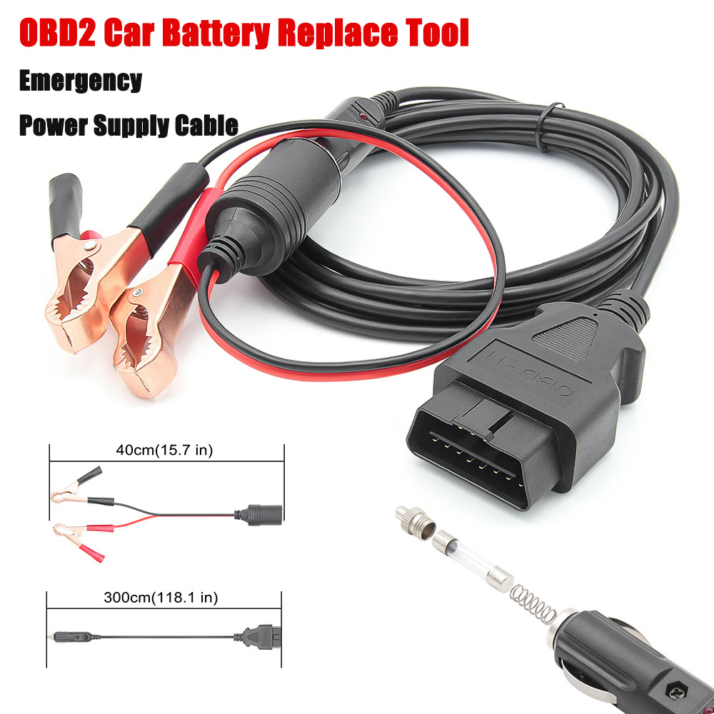 OBD2-Reemplazo de batería auto - Power Supply Tester reseña y precio