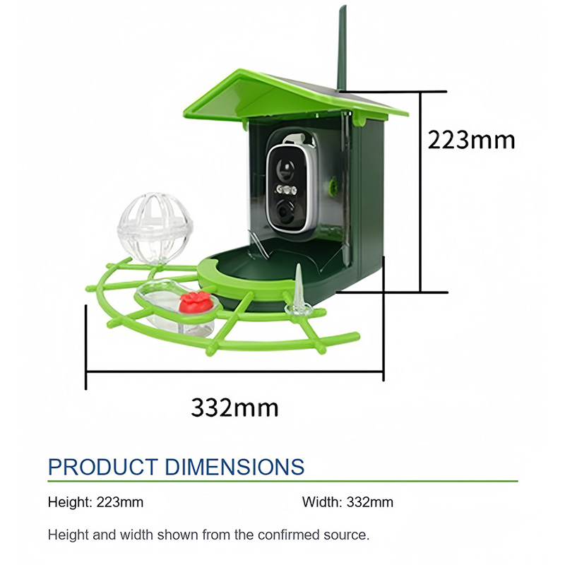 Comedero solar para pájaros co - Power Supply reseña y precio