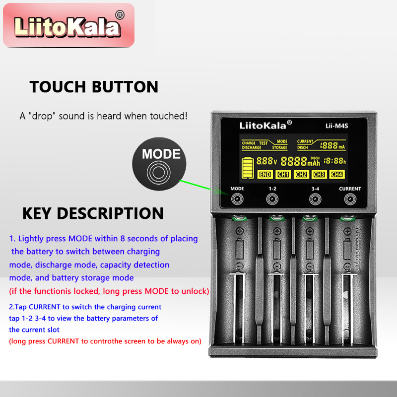 Cargador Táctil LiitoKala Lii- - Power Supply Tester reseña y precio